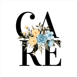 Care Flowers Posters and Art